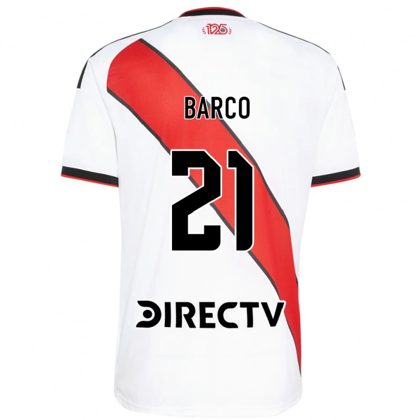 Danxen Criança Camisola Esequiel Barco #21 Vermelho Branco Preto Principal 2026/27 Camisa Brasil