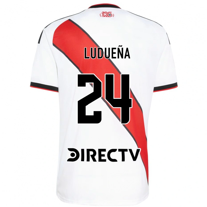 Danxen Criança Camisola Belén Ludueña #24 Vermelho Branco Preto Principal 2026/27 Camisa Brasil