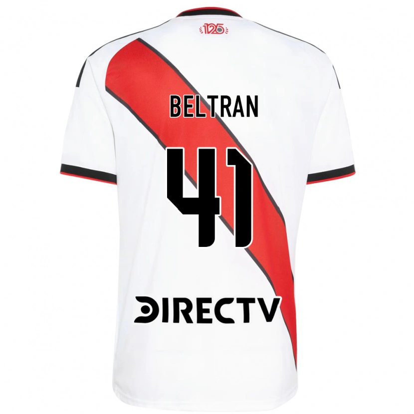 Danxen Criança Camisola Santiago Beltrán #41 Vermelho Branco Preto Principal 2026/27 Camisa Brasil