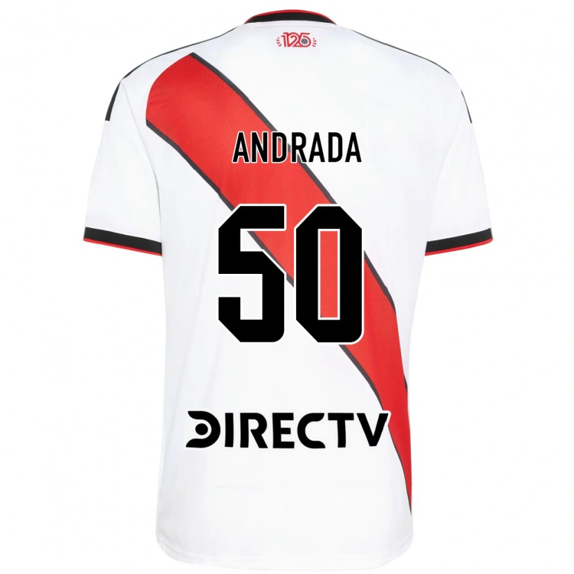 Danxen Criança Camisola Tobías Andrada #50 Vermelho Branco Preto Principal 2026/27 Camisa Brasil