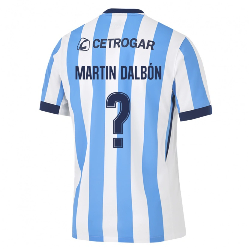 Danxen Criança Camisola Juan Martin Dalbón #0 Azul Claro Branco Preto Principal 2026/27 Camisa Brasil