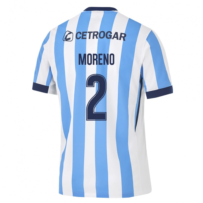 Danxen Criança Camisola Melina Moreno #2 Azul Claro Branco Preto Principal 2026/27 Camisa Brasil