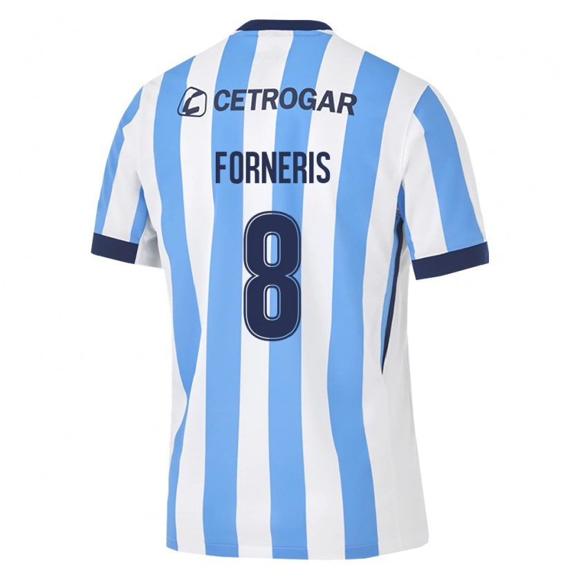 Danxen Criança Camisola Alan Forneris #8 Azul Claro Branco Preto Principal 2026/27 Camisa Brasil