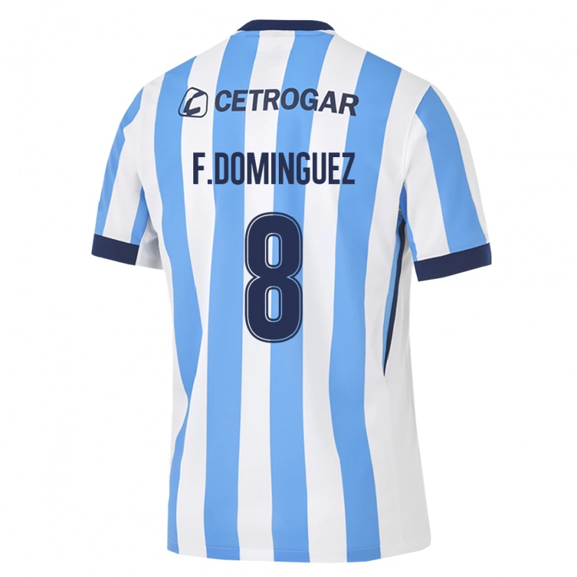 Danxen Criança Camisola Fabricio Dominguez #8 Azul Claro Branco Preto Principal 2026/27 Camisa Brasil