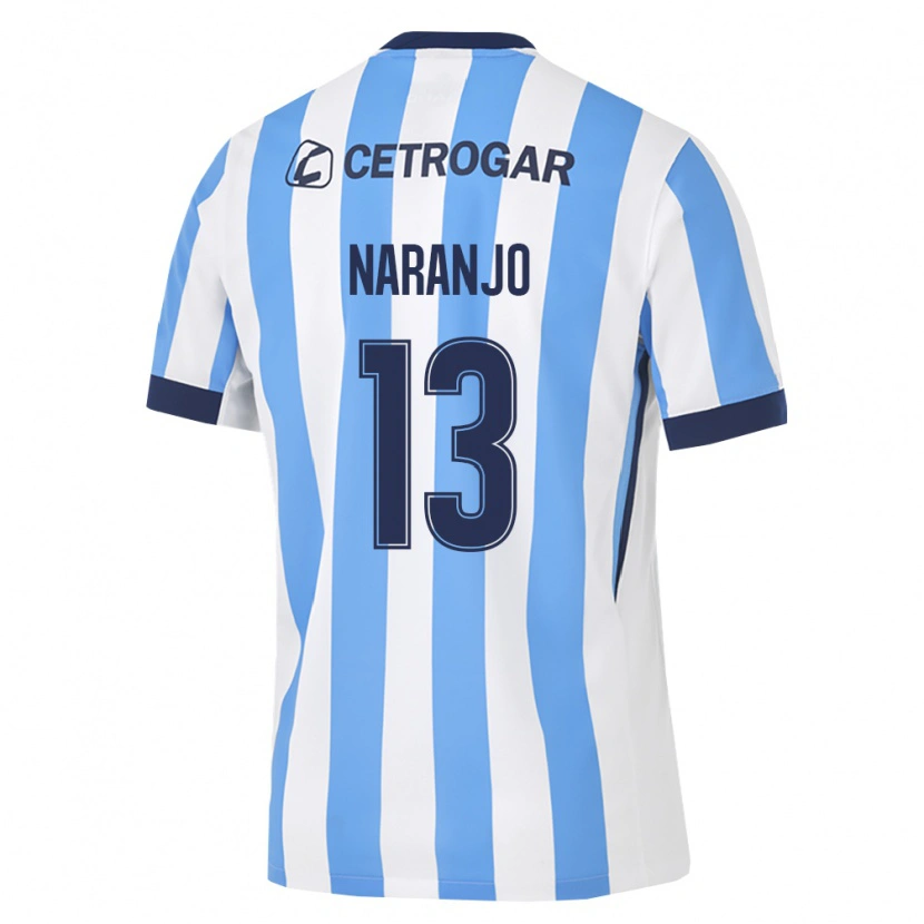 Danxen Criança Camisola Luciano Naranjo #13 Azul Claro Branco Preto Principal 2026/27 Camisa Brasil