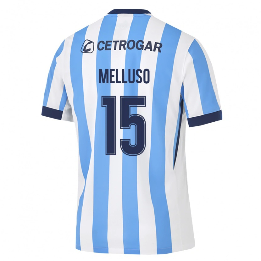 Danxen Criança Camisola Mateo Melluso #15 Azul Claro Branco Preto Principal 2026/27 Camisa Brasil