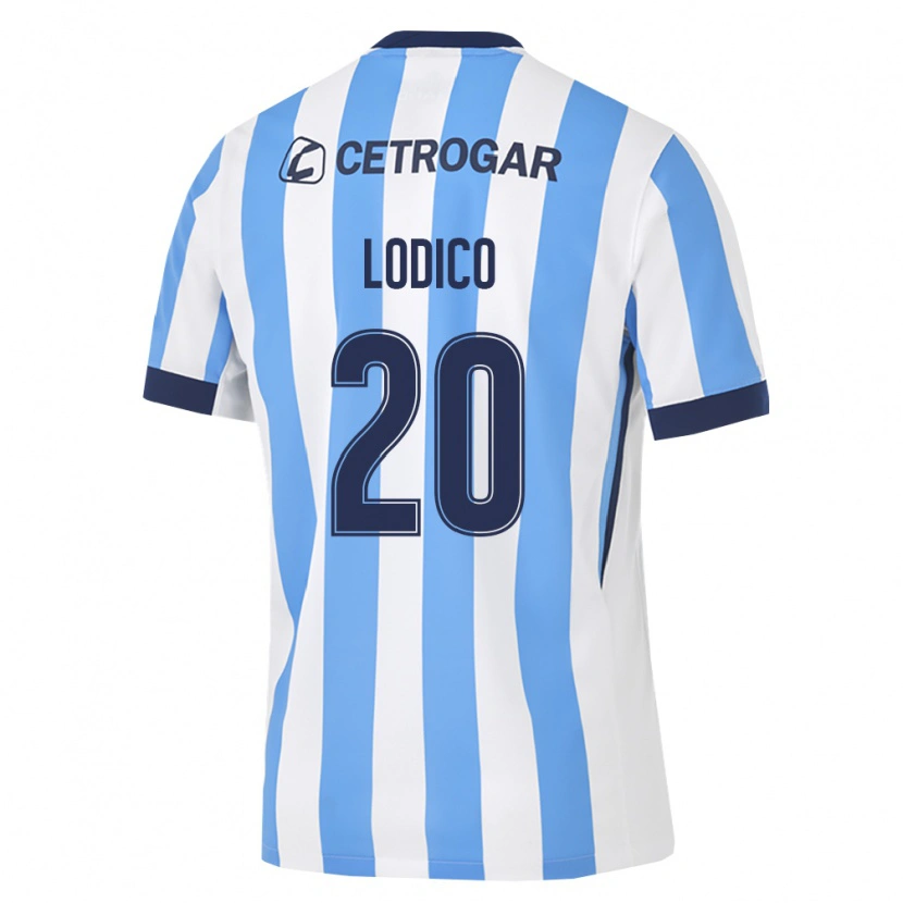 Danxen Criança Camisola Gastón Lodico #20 Azul Claro Branco Preto Principal 2026/27 Camisa Brasil