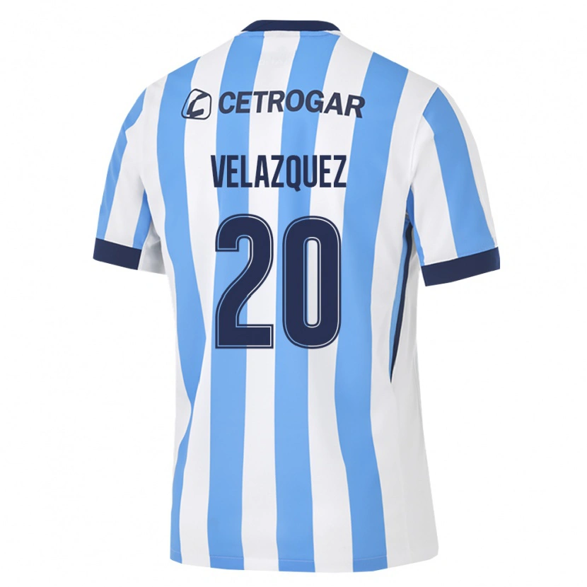 Danxen Criança Camisola Joán Velazquez #20 Azul Claro Branco Preto Principal 2026/27 Camisa Brasil