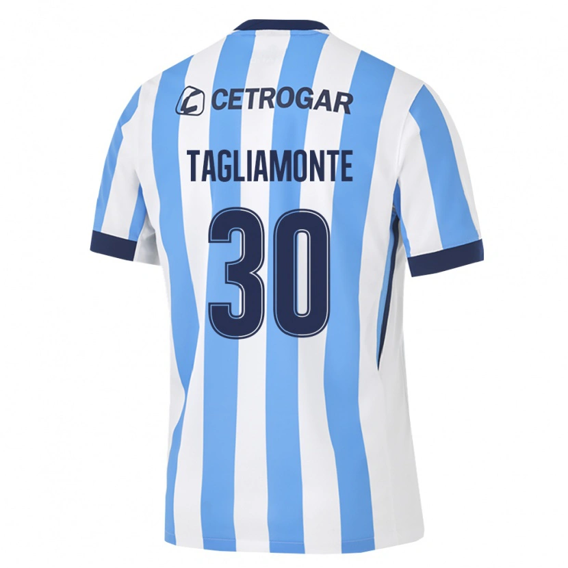 Danxen Criança Camisola Matías Tagliamonte #30 Azul Claro Branco Preto Principal 2026/27 Camisa Brasil