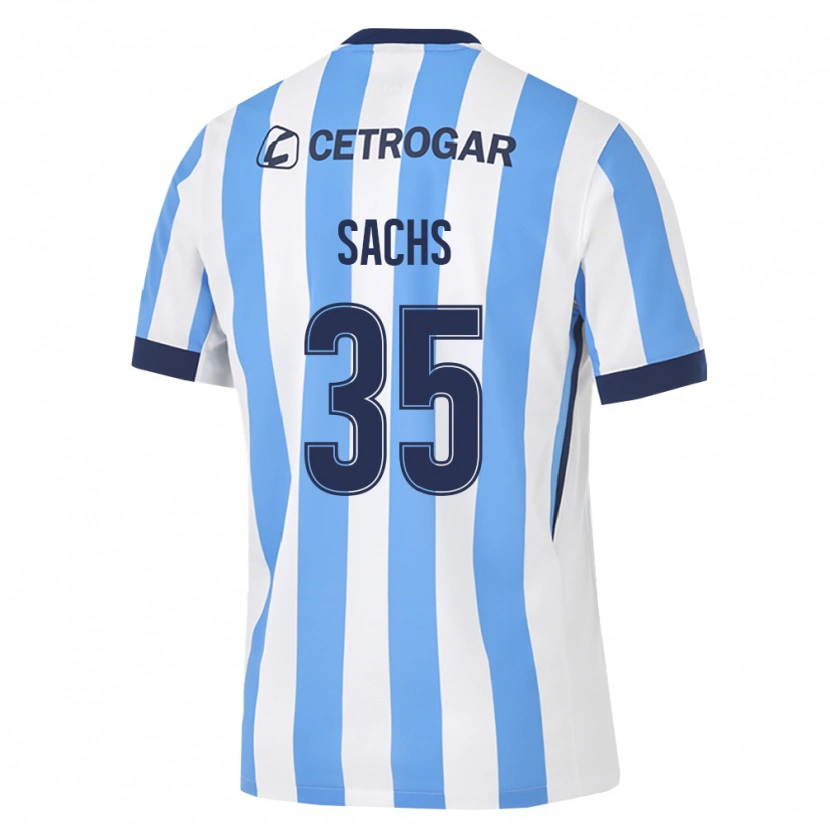 Danxen Criança Camisola Adriana Sachs #35 Azul Claro Branco Preto Principal 2026/27 Camisa Brasil