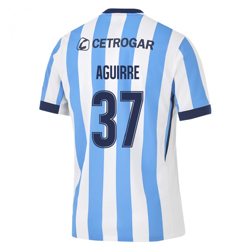 Danxen Criança Camisola Santino Aguirre #37 Azul Claro Branco Preto Principal 2026/27 Camisa Brasil