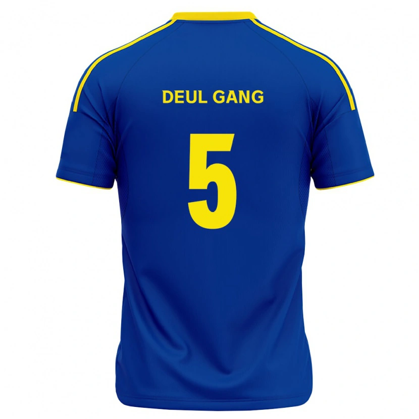 Danxen Criança Camisola Deul-Gang No #5 Azul Real Amarelo Principal 2026/27 Camisa Brasil