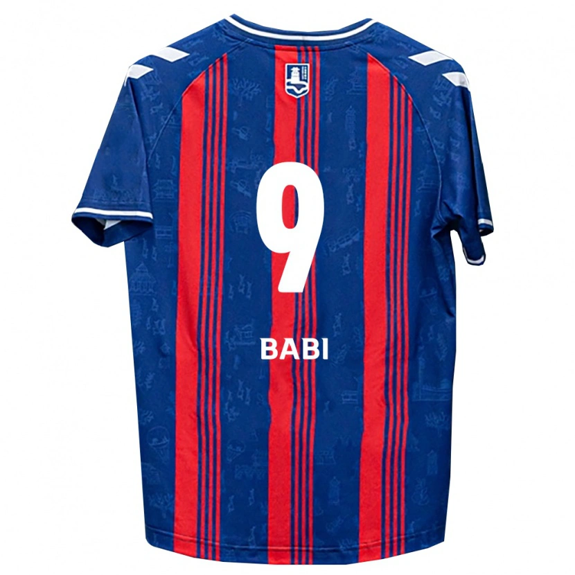 Danxen Criança Camisola Matheus Babi #9 Azul Vermelho Branco Principal 2026/27 Camisa Brasil
