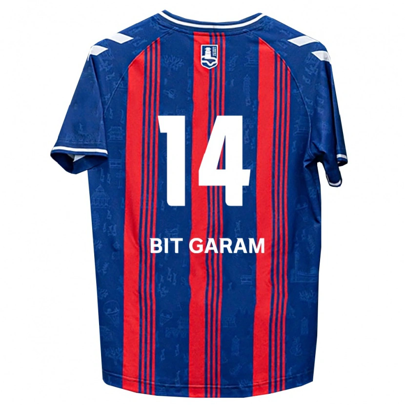 Danxen Criança Camisola Bit-Garam Yoon #14 Azul Vermelho Branco Principal 2026/27 Camisa Brasil