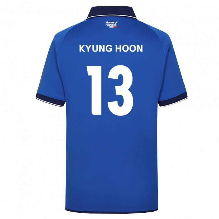 Danxen Criança Camisola Kyung-Hoon Park #13 Azul Real Branco Vermelho Principal 2026/27 Camisa Brasil