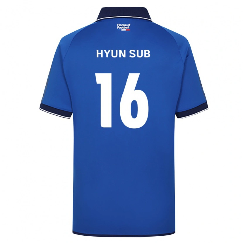 Danxen Criança Camisola Hyun-Sub Lim #16 Azul Real Branco Vermelho Principal 2026/27 Camisa Brasil