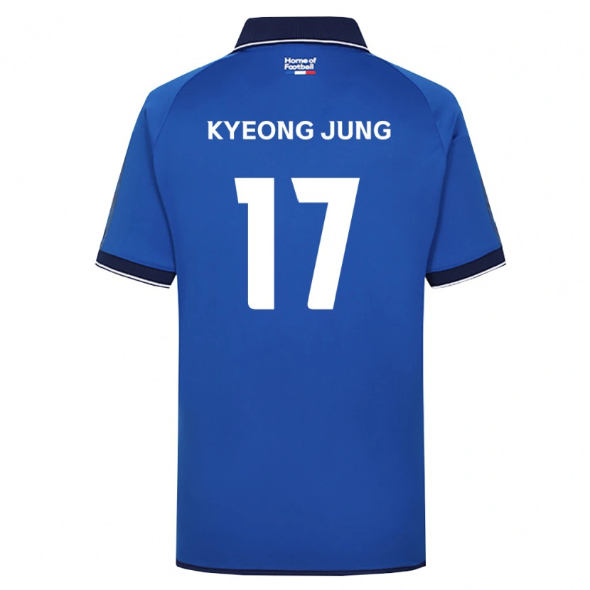 Danxen Criança Camisola Kyeong-Jung Kim #17 Azul Real Branco Vermelho Principal 2026/27 Camisa Brasil
