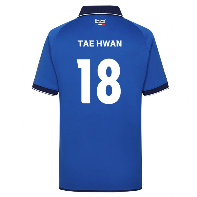 Danxen Criança Camisola Tae-Hwan Jeong #18 Azul Real Branco Vermelho Principal 2026/27 Camisa Brasil