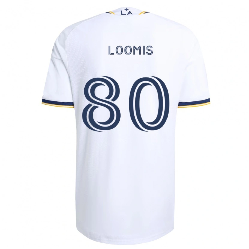 Danxen Criança Camisola Ethan Loomis #80 Azul E Branco Principal 2026/27 Camisa Brasil