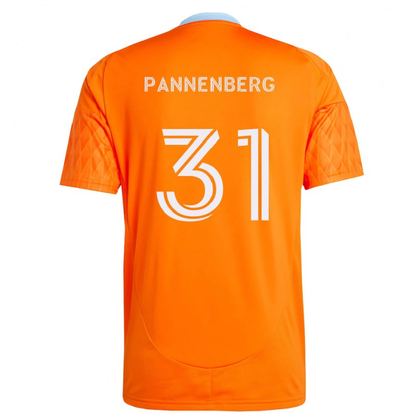 Danxen Criança Camisola Andrew Pannenberg #31 Laranja Branco Principal 2026/27 Camisa Brasil