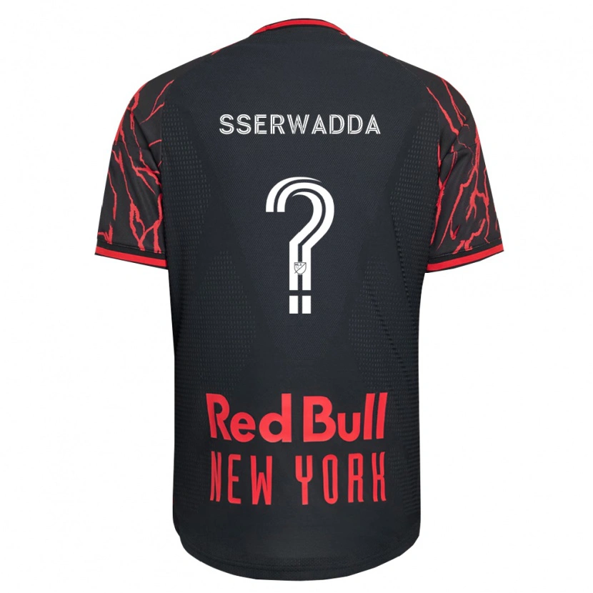 Danxen Criança Camisola Steven Sserwadda #0 Vermelho Preto Branco Principal 2026/27 Camisa Brasil