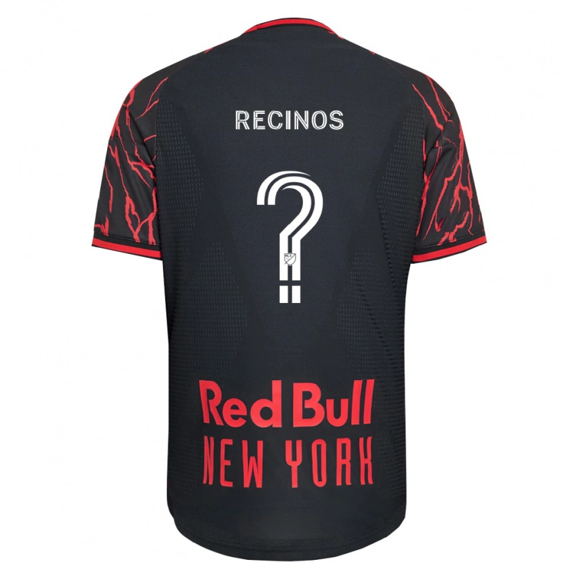 Danxen Criança Camisola Arian Recinos #0 Vermelho Preto Branco Principal 2026/27 Camisa Brasil