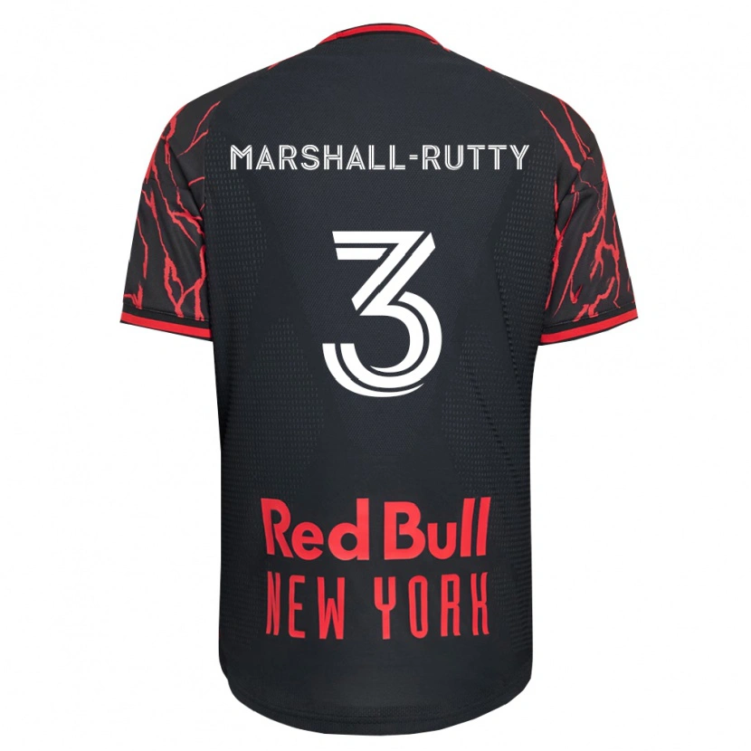 Danxen Criança Camisola Jahkeele Marshall-Rutty #3 Vermelho Preto Branco Principal 2026/27 Camisa Brasil