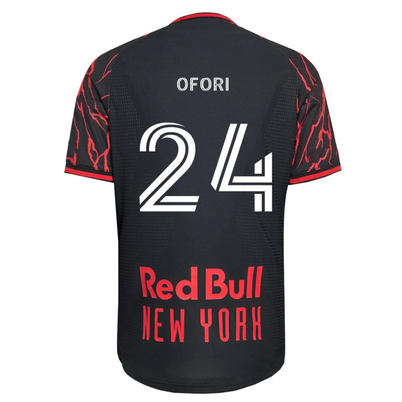Danxen Criança Camisola Curtis Ofori #24 Vermelho Preto Branco Principal 2026/27 Camisa Brasil