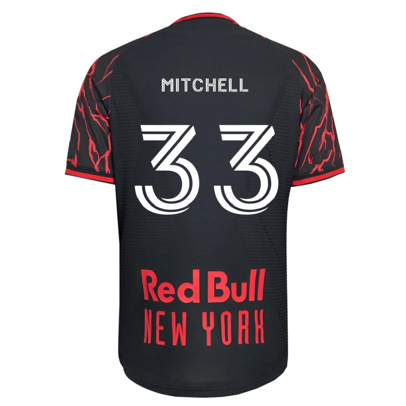 Danxen Criança Camisola Roald Mitchell #33 Vermelho Preto Branco Principal 2026/27 Camisa Brasil