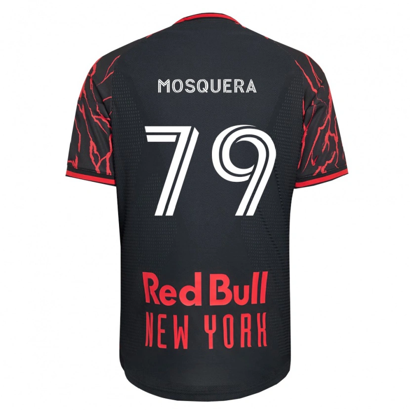 Danxen Criança Camisola Rafael Mosquera #79 Vermelho Preto Branco Principal 2026/27 Camisa Brasil