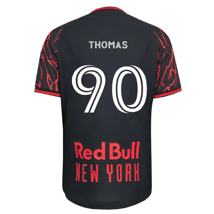 Danxen Criança Camisola Oladayo Thomas #90 Vermelho Preto Branco Principal 2026/27 Camisa Brasil