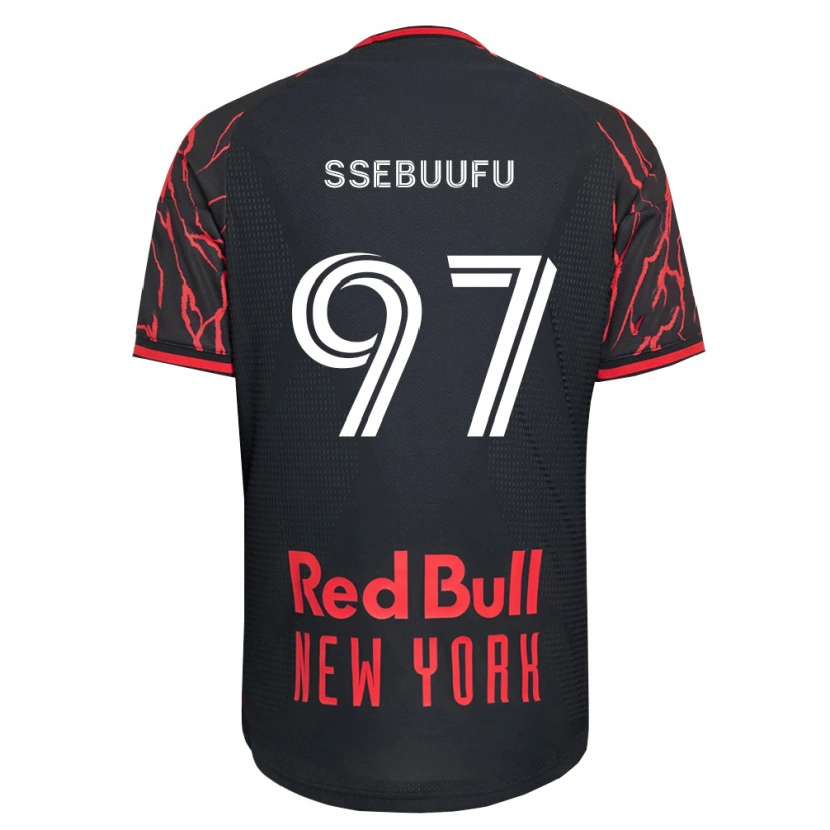 Danxen Criança Camisola Frank Ssebuufu #97 Vermelho Preto Branco Principal 2026/27 Camisa Brasil