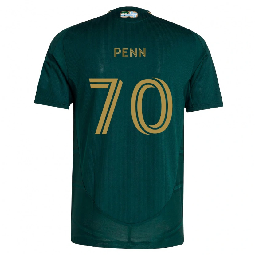 Danxen Criança Camisola Josh Penn #70 Verde Escuro Marrom Principal 2026/27 Camisa Brasil