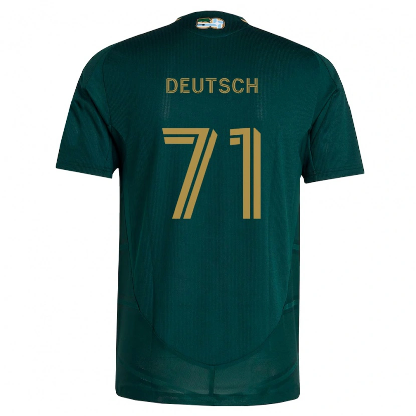 Danxen Criança Camisola Maverick Deutsch #71 Verde Escuro Marrom Principal 2026/27 Camisa Brasil