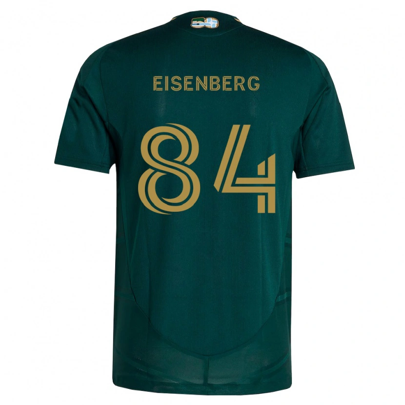 Danxen Criança Camisola Max Eisenberg #84 Verde Escuro Marrom Principal 2026/27 Camisa Brasil