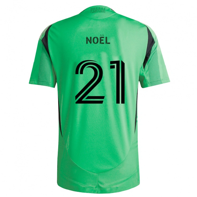 Danxen Criança Camisola Valentin Noël #21 Verde Esmeralda Preto Principal 2026/27 Camisa Brasil