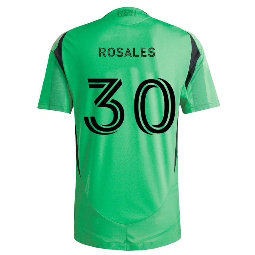 Danxen Criança Camisola Joseph Rosales #30 Verde Esmeralda Preto Principal 2026/27 Camisa Brasil