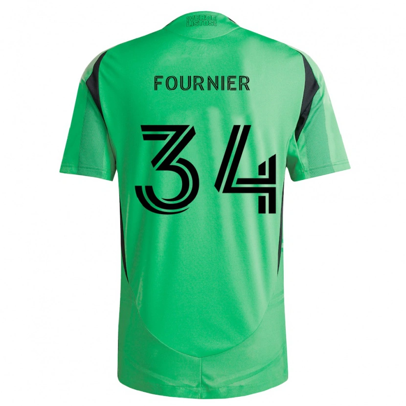 Danxen Criança Camisola Drake Fournier #34 Verde Esmeralda Preto Principal 2026/27 Camisa Brasil
