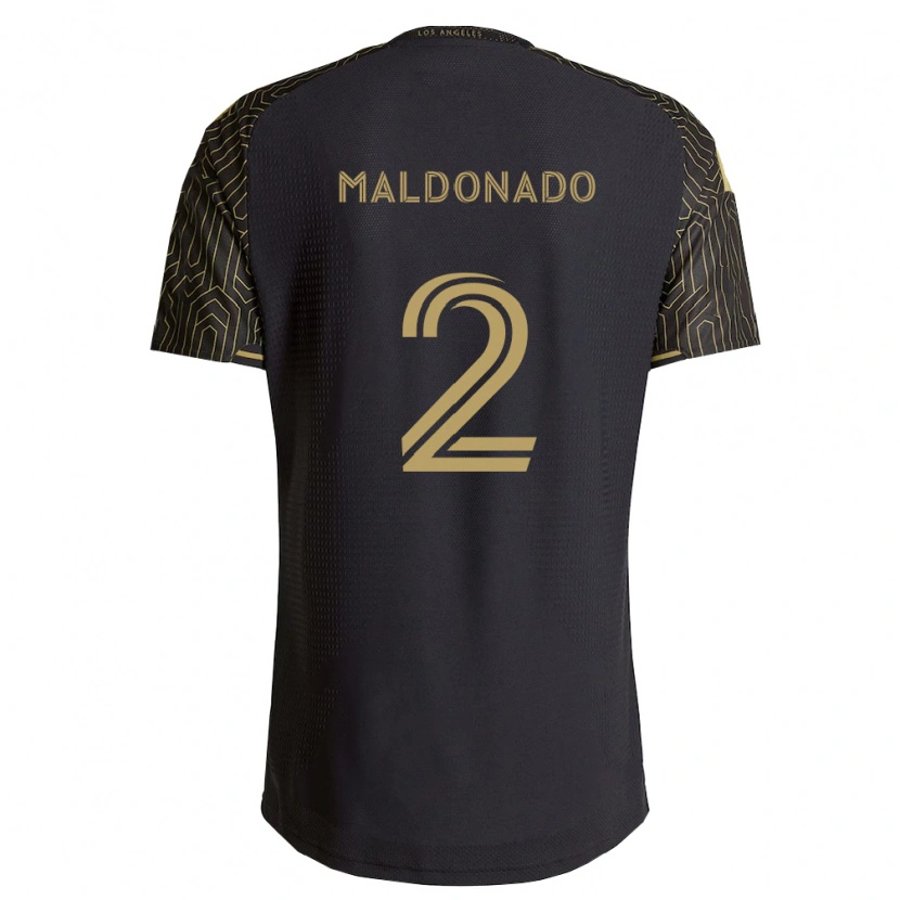 Danxen Criança Camisola Denil Maldonado #2 Marrom Preto Principal 2026/27 Camisa Brasil