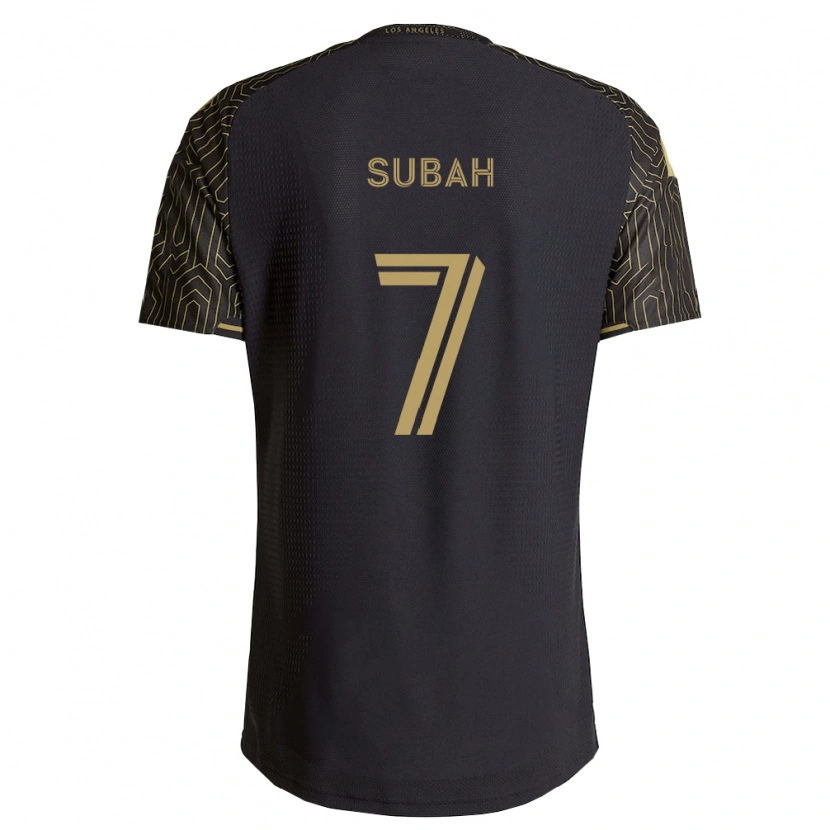 Danxen Criança Camisola Yekeson Subah #7 Marrom Preto Principal 2026/27 Camisa Brasil
