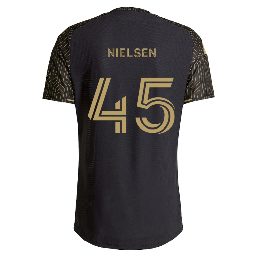 Danxen Criança Camisola Kenny Nielsen #45 Marrom Preto Principal 2026/27 Camisa Brasil