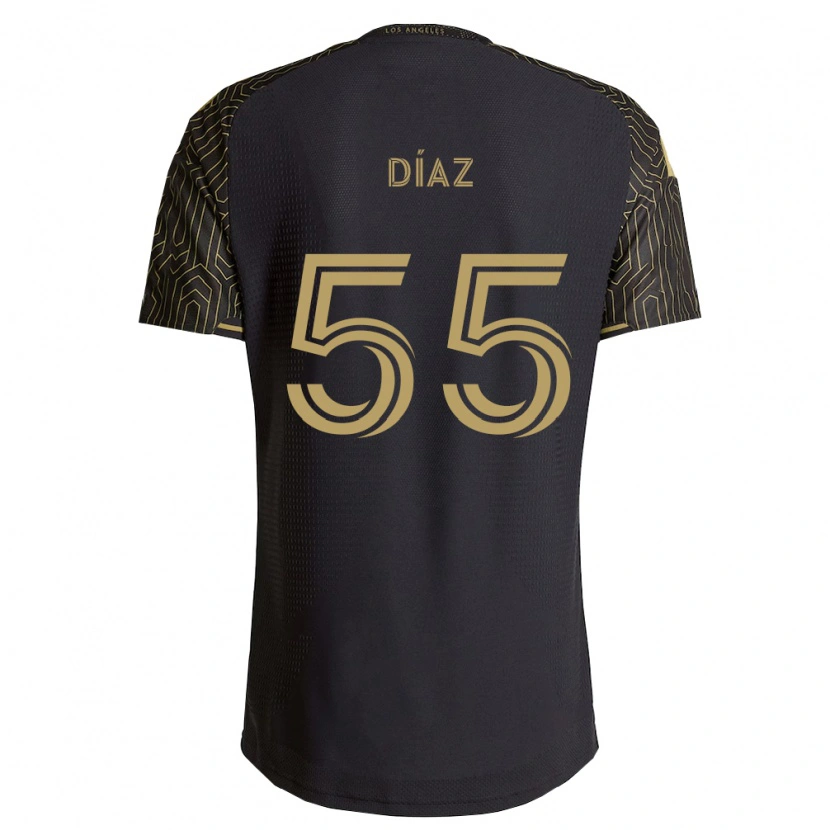 Danxen Criança Camisola Érick Díaz #55 Marrom Preto Principal 2026/27 Camisa Brasil