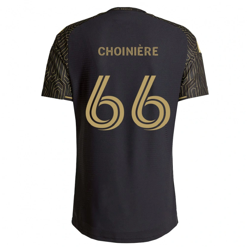 Danxen Criança Camisola Mathieu Choinière #66 Marrom Preto Principal 2026/27 Camisa Brasil