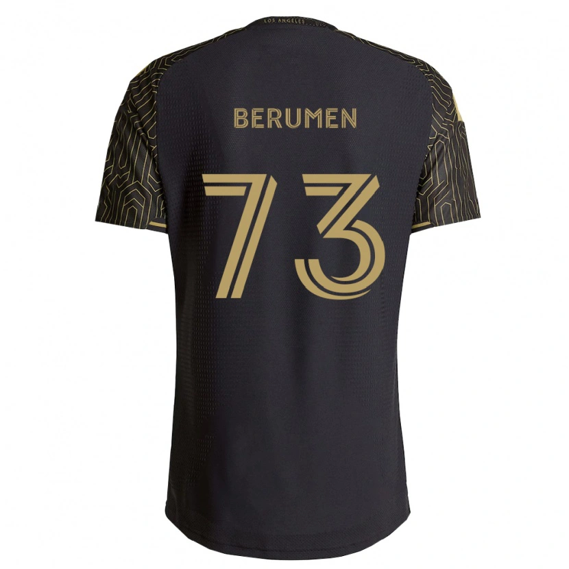 Danxen Criança Camisola Eddy Berumen #73 Marrom Preto Principal 2026/27 Camisa Brasil