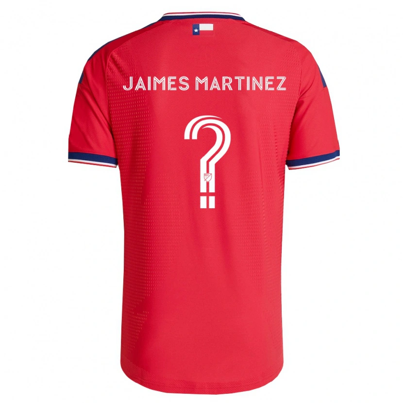 Danxen Criança Camisola David Jaimes Martinez #0 Vermelho Azul Branco Principal 2026/27 Camisa Brasil