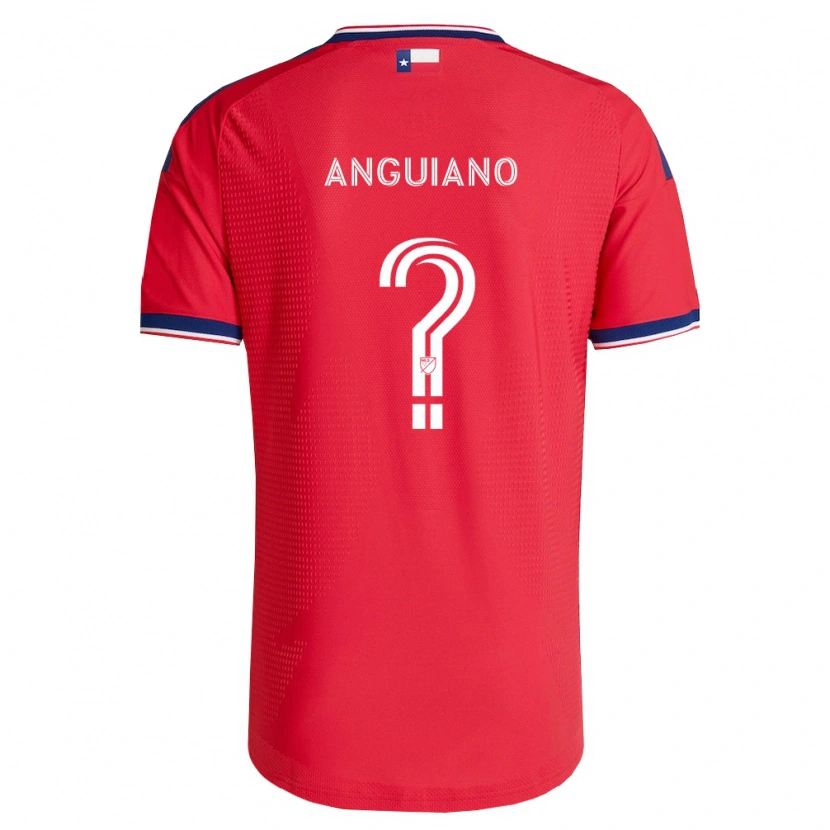 Danxen Criança Camisola Adrian Anguiano #0 Vermelho Azul Branco Principal 2026/27 Camisa Brasil