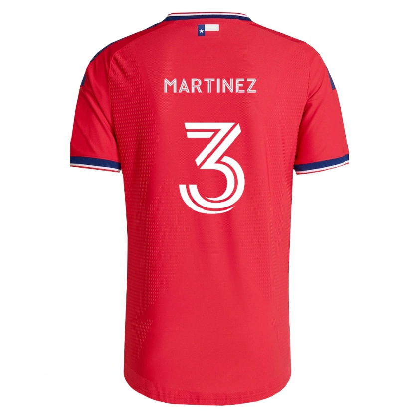 Danxen Criança Camisola José Antonio Martínez #3 Vermelho Azul Branco Principal 2026/27 Camisa Brasil
