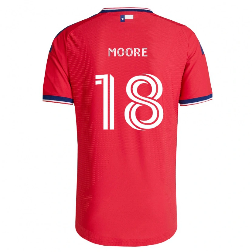 Danxen Criança Camisola Shaq Moore #18 Vermelho Azul Branco Principal 2026/27 Camisa Brasil