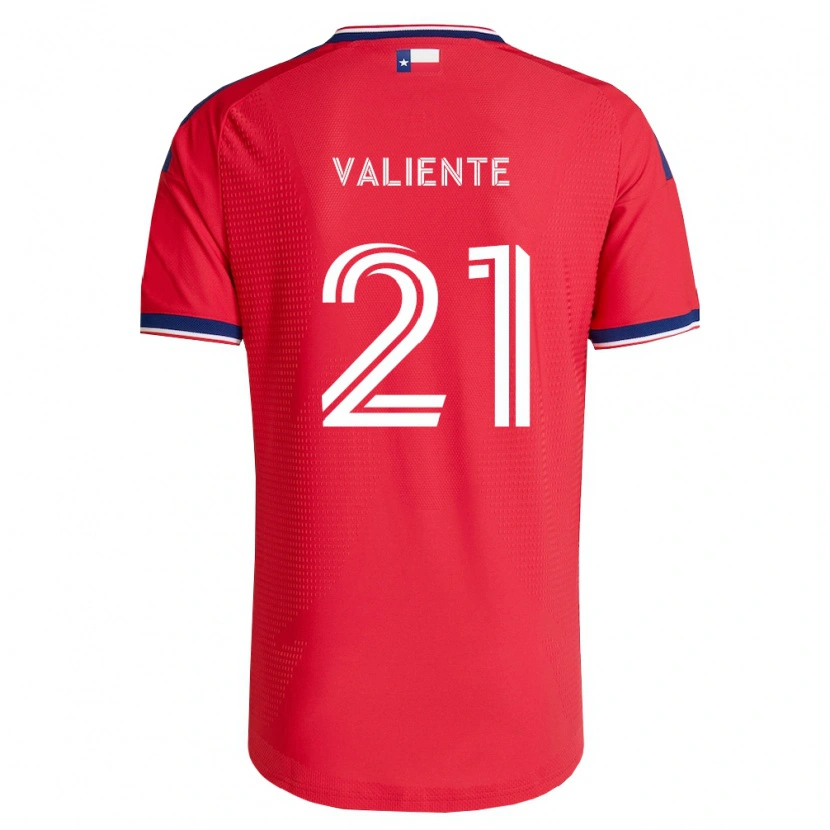 Danxen Criança Camisola Joaquín Valiente #21 Vermelho Azul Branco Principal 2026/27 Camisa Brasil
