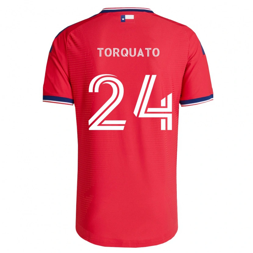 Danxen Criança Camisola Joshua Torquato #24 Vermelho Azul Branco Principal 2026/27 Camisa Brasil